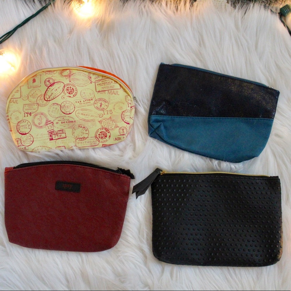 Bundle of 4 Small Makeup Bags